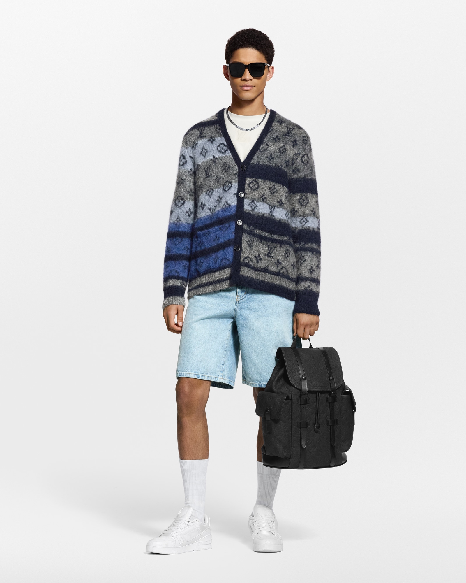 Monogram Mohair Cardigan - Ready-to-Wear | LOUIS VUITTON